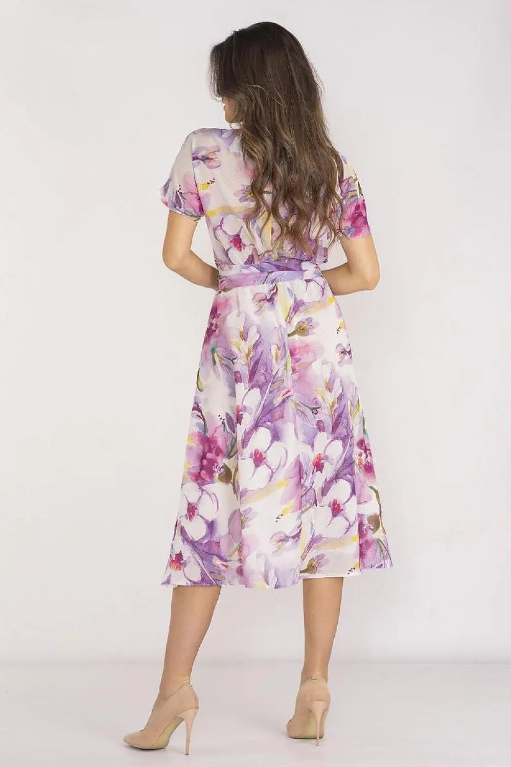 awama chiffon daydress with elastic lining
