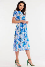 awama chiffon daydress with elastic lining