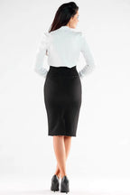Awama classic midi length pencil skirt