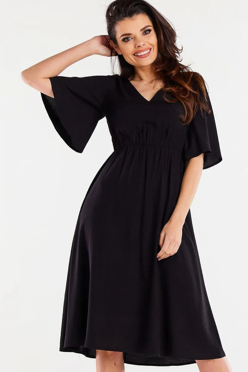 awama daydress made of viscose, slightly flared at the bottom