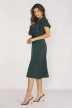 awama extremely elegant and feminine midi length daydress
