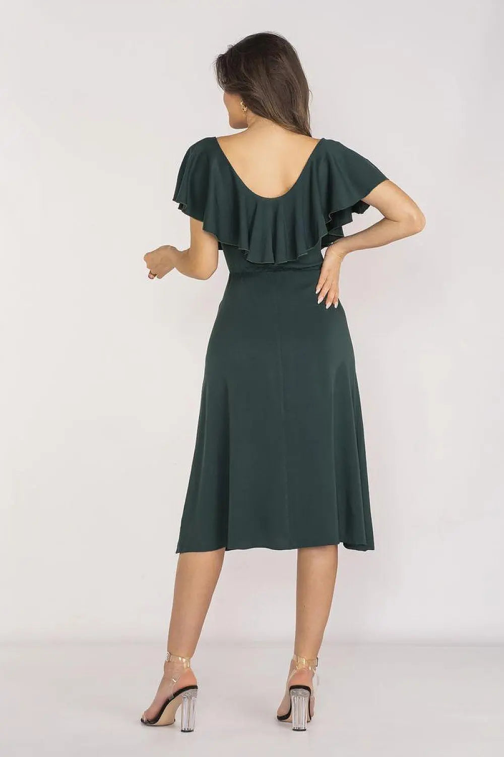 awama extremely elegant and feminine midi length daydress