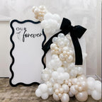 Awenztech Pearl White Balloons 12in – 50-Pack for Weddings, Baby Showers & Parties