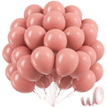 Dusty Pink Balloons 12in – 50ct Dusty Rose Latex Balloons for Boho Weddings | awenztech