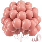 Dusty Pink Balloons 12in – 50ct Dusty Rose Latex Balloons for Boho Weddings | awenztech