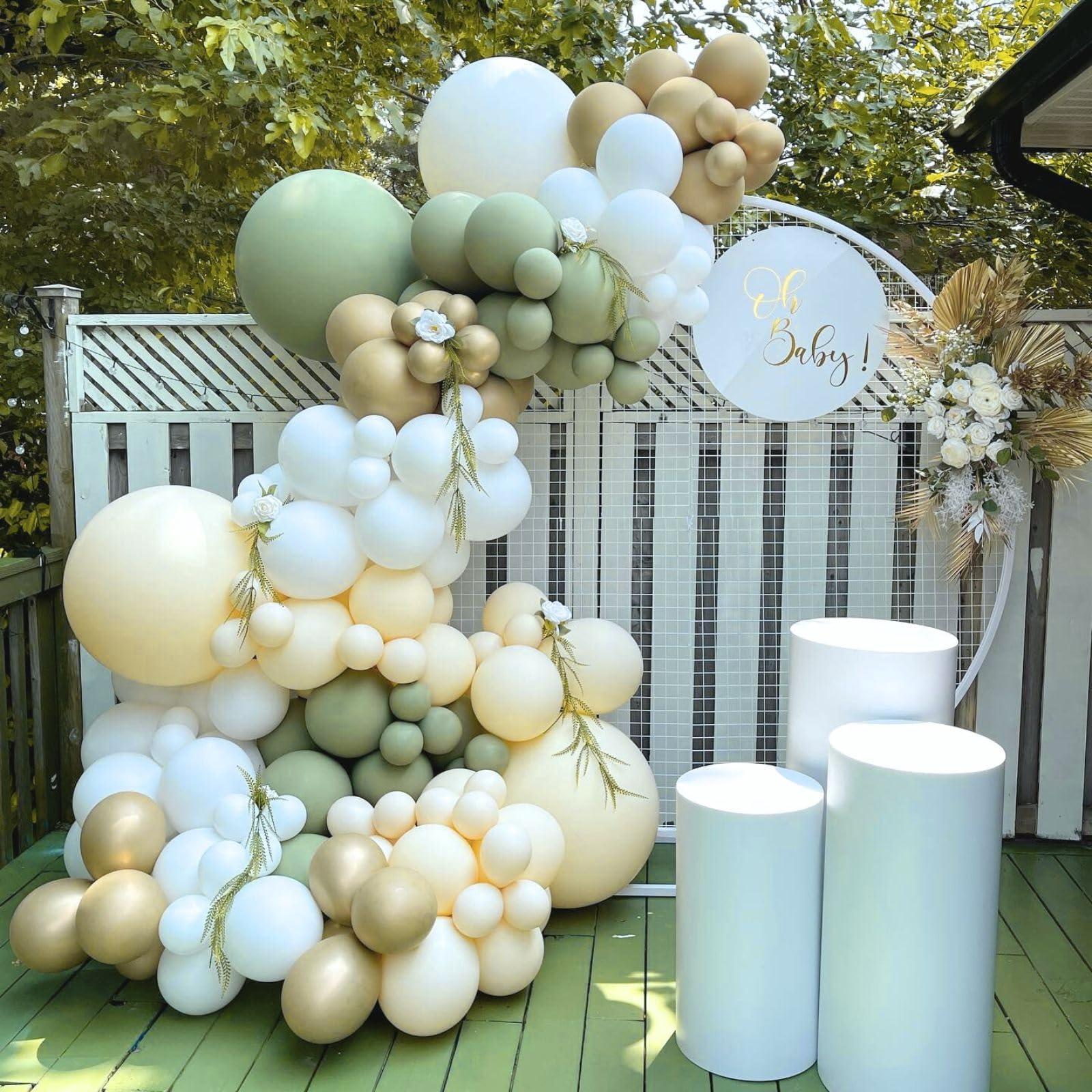 Sage Green Balloons 12in – 50ct Dusty Green Party Balloons for Weddings & Celebrations | awenztech