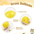 Awenztech 60pc Tractor Balloons Kit 12in Green Black Yellow for Baby Showers & Farm Parties