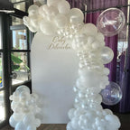Awenztech Pearl White Balloons 12in – 50-Pack for Weddings, Baby Showers & Parties
