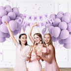 Awenztech Light Purple Balloons 12 inch – 50ct Pastel Latex Balloons for Weddings, Baby Showers, Gender Reveal & Birthdays