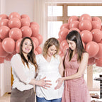 Dusty Pink Balloons 12in – 50ct Dusty Rose Latex Balloons for Boho Weddings | awenztech