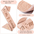 Awfrky 8th Birthday Decorations for Girls - Rose Gold Crown, Sash, Cake Topper, Candles & Balloons