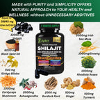 AyBet Shilajit – Organic Himalayan Shilajit Capsules with Sea Moss (120 Caps)