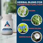 Ayush Herbs BacopaPlus – Organic Bacopa for Memory & Focus (90 VCaps)