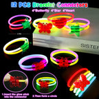B Bascolor Glow in the Dark Party Supplies – 260 Pcs Light Up Party Favors
