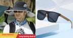 Outdoor Wide Brim Sun Hat With Solar Fan Wide Brim Solar Fan Outdoor Fishing Hat Solar USB Charging Solar Powered Hat Adjustable