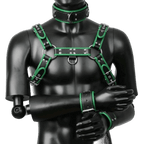 Harness, Cuff, Collar Bundle Green
