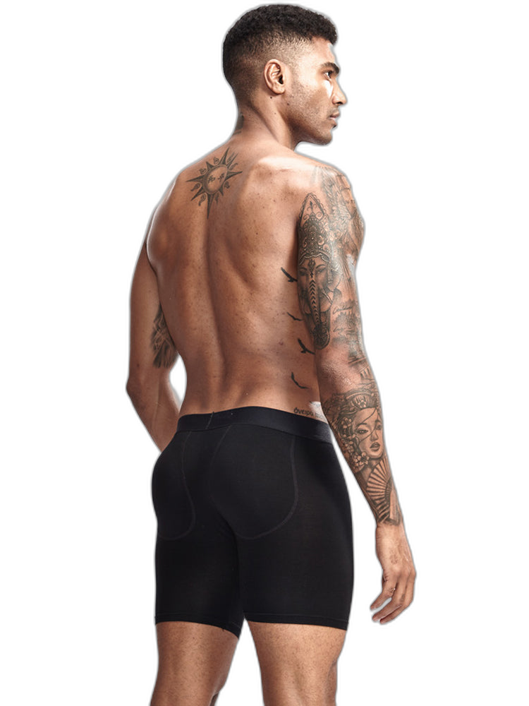 Men's U Convex Boxers Briefs Butt Enhancer Underwear