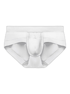 Aoelemen 4 Pack Men's Breathable U Convex Pouch Briefs