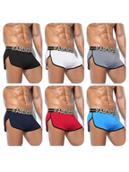 2 Pack Men's Comfortable Lounge Sport Boxer Briefs