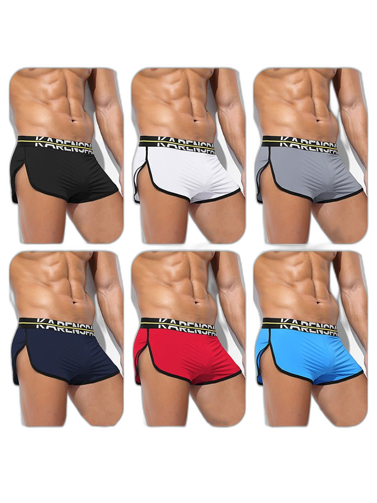 2 Pack Men's Comfortable Lounge Sport Boxer Briefs