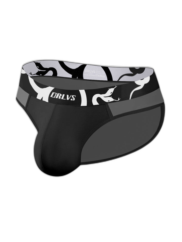 Men's Mesh Sport Briefs with Contoured Pouch & Ventilation