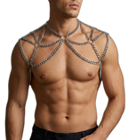 Metallic Chain Body Harness