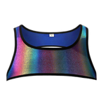 Rainbow Harness-Crop Top + Underwear