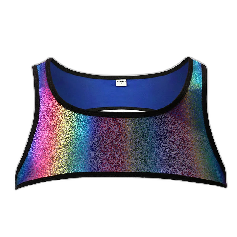 Rainbow Harness-Crop Top + Underwear