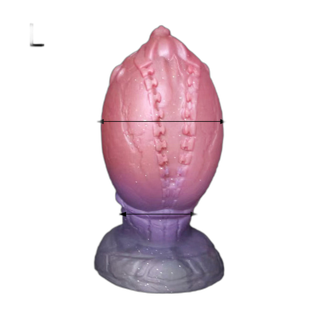 Dragon Hatch Silicone Egg Plug - Huge Anal Toy - Silicone Butt Plug - Anal Trainer