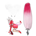 Finnick - 15 Inch Fox Tail Metal Butt Plug - Anal Sex Toy - 2 Colors