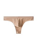 4-Pack Men's Seamless Solid Color Stretch Fit Ice Silk Thong