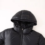 Simple And Versatile Hooded Two-tone Padded Cotton Jacket