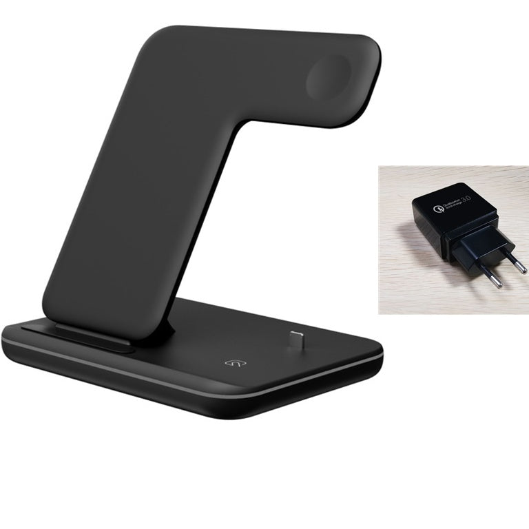 3-in-1 Wireless Charging Station - Fast Charge for iPhone, Apple Watch & AirPods | 15W Qi Charger Stand