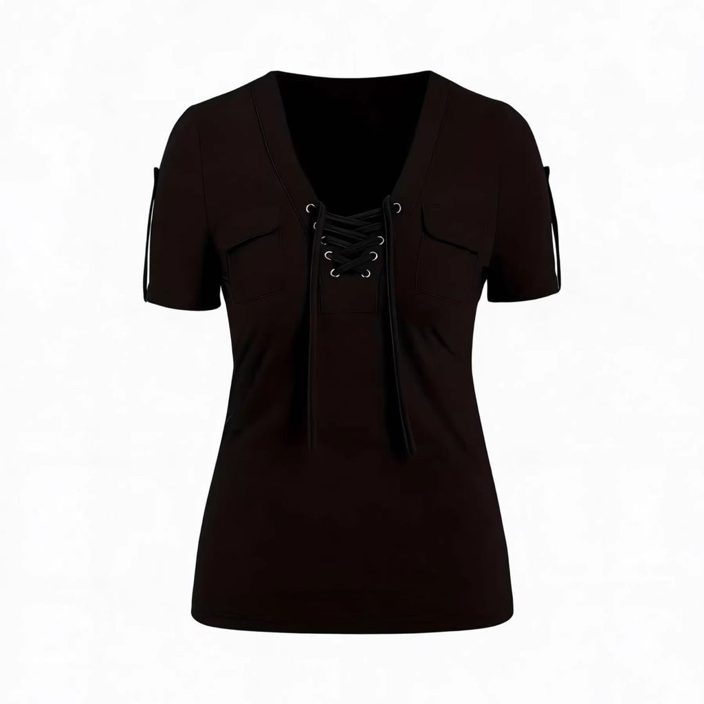 Fashionable Casual Women's Short-sleeve Top