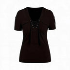 Fashionable Casual Women's Short-sleeve Top