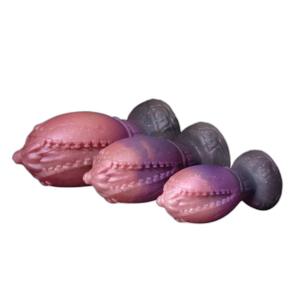 Dragon Hatch Silicone Egg Plug - Huge Anal Toy - Silicone Butt Plug - Anal Trainer