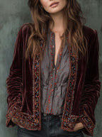 Casual Cardigan Style Long-sleeved Loose Jacket