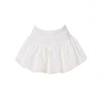 Ballet-style White Bud Skirt For Women Sweet And Chic High-waisted A-line Skirt For Summer French-style Fluffy Bubble Skirt