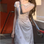 Women's Retro Casual Elegant Jacquard Cheongsam Dress