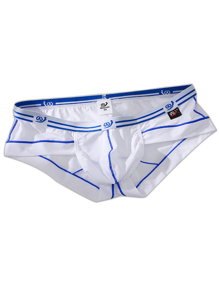 3 Pack Sexy Fashion Ice Silk Solid Color Men's Briefs