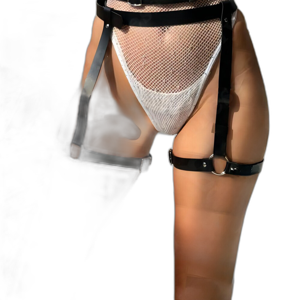 Women's Gothic PU Leather Harness