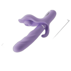 Aria - 3-in-1 Thrusting Dildo Vibrator - G-Spot, Clitoral & Anal Pleasure
