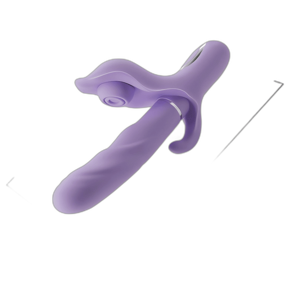 Aria - 3-in-1 Thrusting Dildo Vibrator - G-Spot, Clitoral & Anal Pleasure