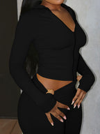Yoga Sports Jacket And Tight-fitting Pants Two-piece Set