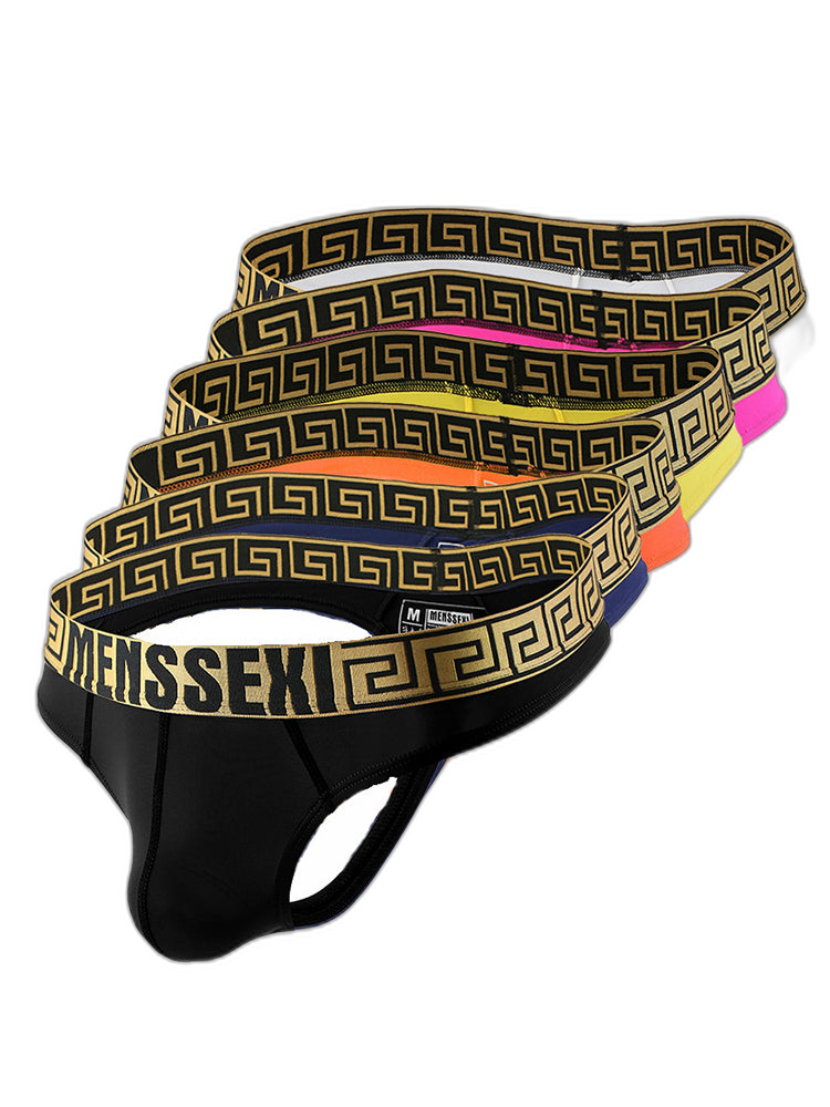 3 Pack Men's Sexy Soft Breathable Seamless Thong