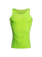 Mens Waist Body Shaper Vest T-Shirt Tank Tops