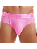 Men's Solid Color Mesh Breathable Sports Fitness Briefs