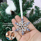 Christmas Gift Ornaments Snowflake Projection Pendant
