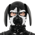 Furrjoi Silicone Beagle Hood White