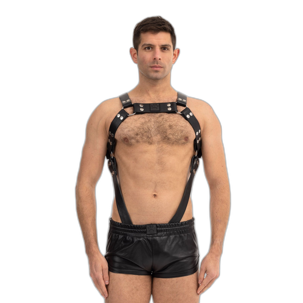 Prowler RED Butch Body Harness Black